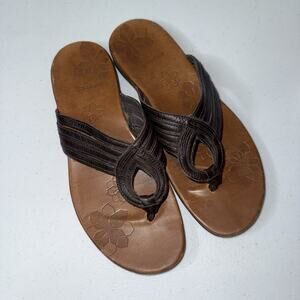 Merrell Women’s Lidia Mahogany Thong Sandals Performance Footwear Size 10